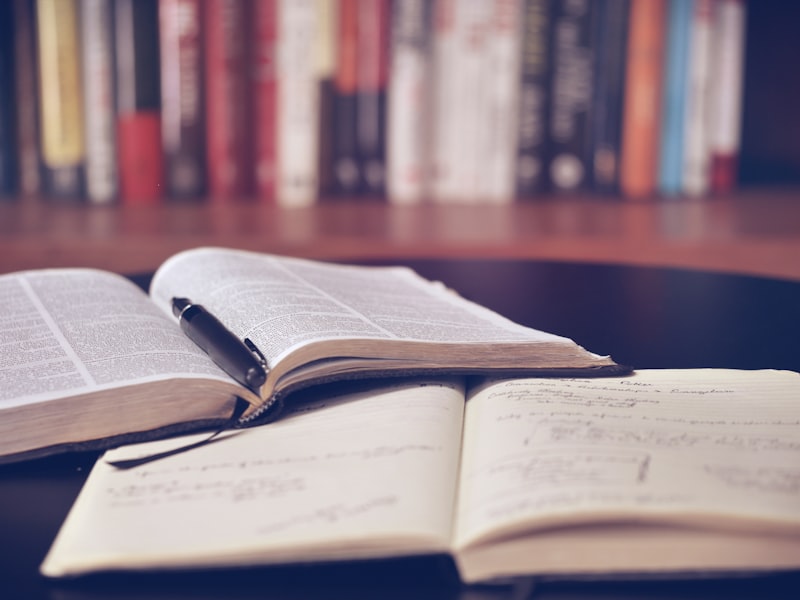 Open books and study materials